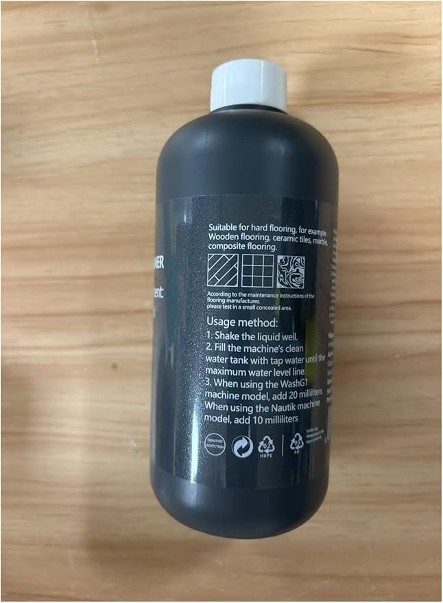 500ml multi-purpose floor cleaning liquid. Compatible with Dyson WashG1(4PC)