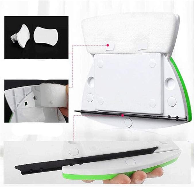 Double-Sided Magnetic Glass Wiper Cleaner Five-Gear Adjustable Force for Window Washing Cleaning Tool Brush