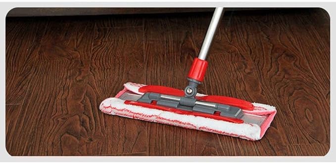 Wipe The Cloth on The mop Press The net to Clean The mop