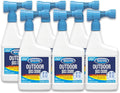 Sprayway Outdoor Glass Cleaner 32oz Pack of 6 | Streak-Free Shine Foaming Action | Ideal for Windows Patio Doors and Outdoor Glass Surfaces