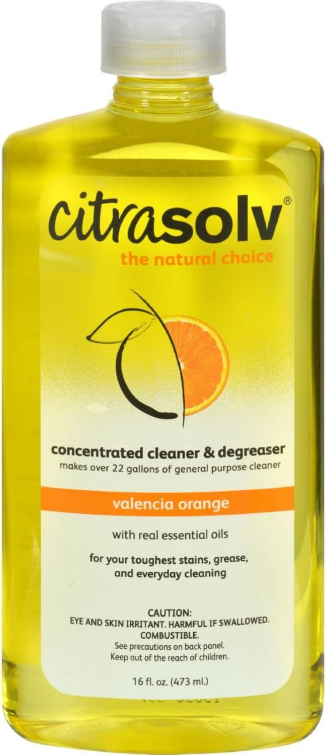 CitraSolv Natural Cleaner and Degreaser Concentrate - Valencia Orange - 16 oz
