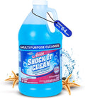 Professor Amos Shock It Clean MultiPurpose Cleaner Double Strength Concentrate All Purpose Carpet Jewelry Upholstery Leather Stain Remover &amp Floor Cleaner (Seashore 64 Oz)