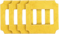 4pcs Mops Window Cleaner Glass Washer Cloth Mop Orignal for Machine QHC004/RL880/RL1188/2988/3325/3368 (Color : 4pcs Yellow mops)