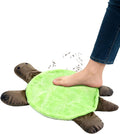 Floor Turtle Foot Mop Cute Double-Sided Turtle Foot Mops Cute Double-Sided Turtles Shaped Floor Cleaning Pad or Dust and Hair Washable Reusable Foot Cleaner (19.68 in)