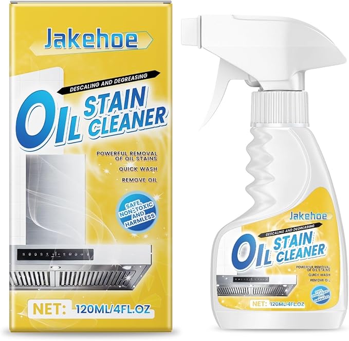Kitchen Degreaser Spray Heavy Duty Grease Cleaner For Range Hood &amp Countertops Foam Formula Easy To Wipe No Residue(2PCS)