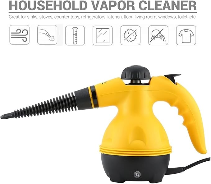 Handheld Multi Purpose Electric Steam Cleaner Portable Handheld Steamer Household Cleaner Attachments Kitchen Brush Tool