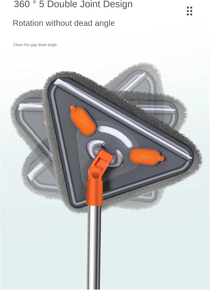 Triangular Flat mop Floor Cloth  for Windows Floors and Cars