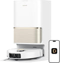 DREAME L50 Ultra Robot Vacuum and Mop White 19500Pa Suction with Auto-Empty and Mop Self-Cleaning Precise Obstacle Avoidance HyperStream Detangling DuoBrush