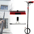 Cleaning Brush Water Fed Pole Adjustable Window Cleaning Brush Solar Panel Cleaning Brush Pole Cleaner Toolsglass Tool with Glass Scraperfor Window CleaningPhotovoltaic Panel Cleaning10.8M/36Ft