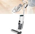 Household Floor ScrubberWet and Dry850ml Clean Water Tank600ml Sewage Tank16kpa Suction Washing and Mopping MachineCleaning MachineSuitable for Cleaning FloorsDustOilDebrisWhite (White )