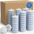 60 Count Toilet Wand RefillsDisposable Toilet Brush Refills Compatible with Clorox Toilet WandUpgrade Fiber Cleaner HeadsSecure Lock No SlipOdor Neutralizing(Not Included Brush Rod)