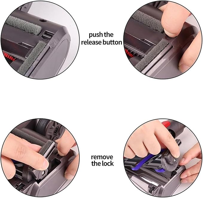 Compatible For Vacuum Cleaner Headlight Brush Head With Front Lights For Hard Floors And Carpet