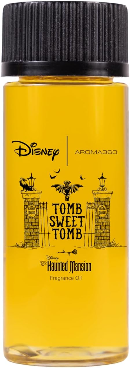 Aroma360 Disney Tomb Sweet Tomb Oil Blend | Haunted Mansion Inspired Diffuser Oil | Cinnamon Tonka and Bergamot 1.7 fl oz 50 mL