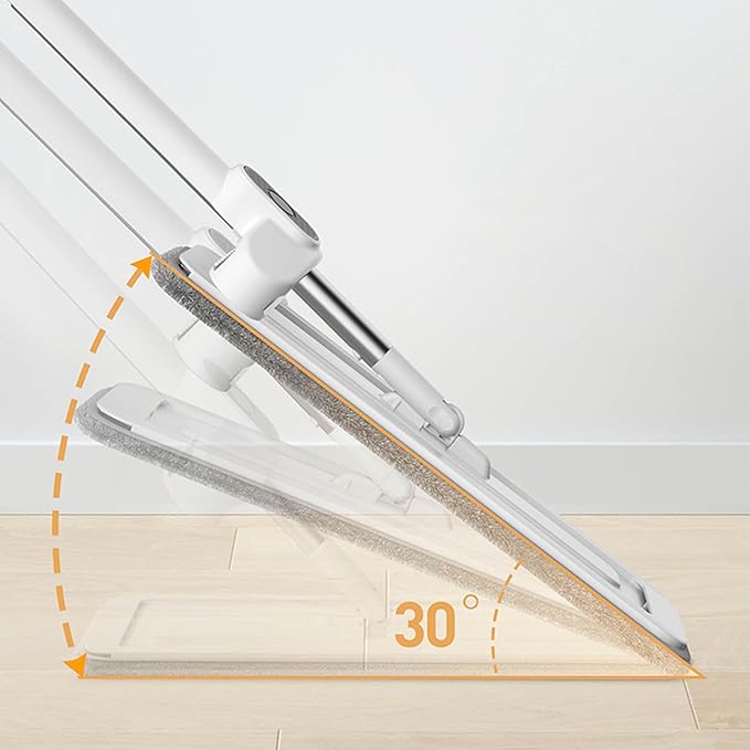 Wet Spray Mop Wet Dry Floor Mop Lightweight Household Tool Effective for Under Bed for Under Table (36CM Panel)