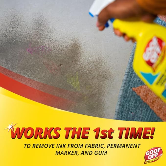 Liquid Cleaner for Marks Messes &amp Stains – 22 oz | Removes Adhesives Stickers Paint &amp Tough Residue | Heavy-Duty Multi-Surface Cleaner for Home &amp Garage