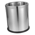 Office Bin Stainless Steel Trash Can Wastebasket Modern Table Trash Basket