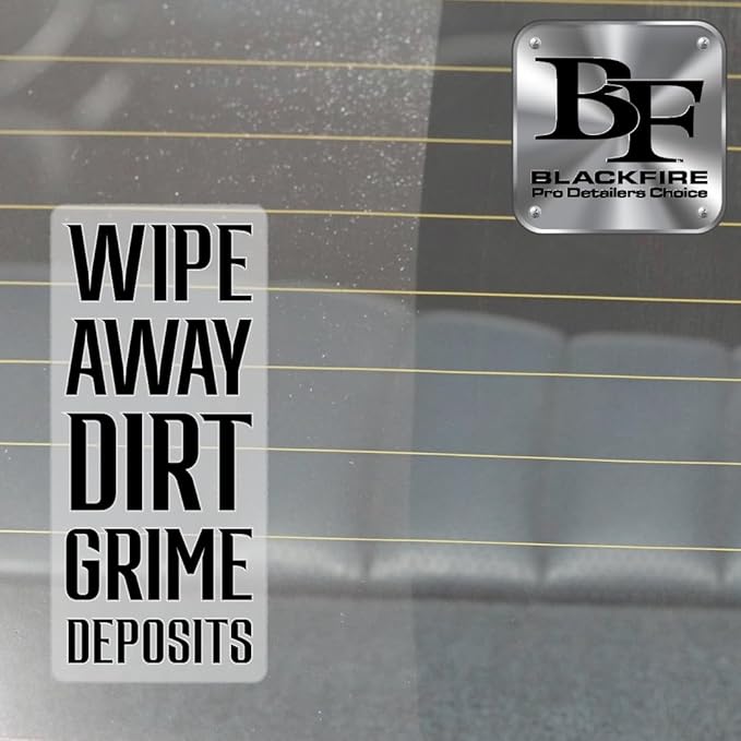 Blackfire Pro Detailers Choice Glass Cleaner | Streak-Free &amp Ammonia-Free Formula | Safe for Tinted Windows &amp Automotive Glass | BF-430 | 32 oz Spray Bottle