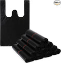 1000 Pcs Sanitary Napkin Disposal Bags with Handles Sanitary Disposal Bag 10.2 x 7.1inch Black Trash Bags Women Personal Waste Bag for Tampons Pads Liners (Black)