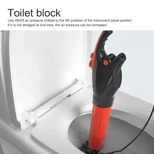 Electric Duct Unblocker Drain Pipe Automatic Power Toilet Plunger High Pressure Cleaner