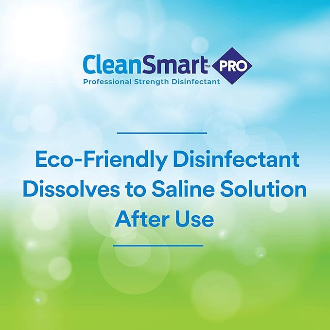 CleanSmart Hospital Disinfectant Kills 99.9% of Viruses and Bacteria Hypochlorous Acid Technology EPA Registered 4 Gallons (HOCL)