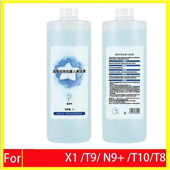 Compatible For ECOVACSCompatible For DeebotFloor Cleaning Solution Cleaning Liquid 1L Accessories N9＋T10 OMNI/T10 TURBO/X1 OMNI/X1 TURBO