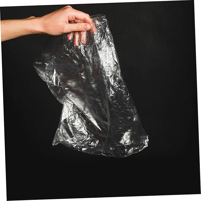 200pcs Pe Flat Pockets Large Capacity Trash Bags Plastic Garbage Bags Heavy Duty Flat Pe Disposable Rubbish