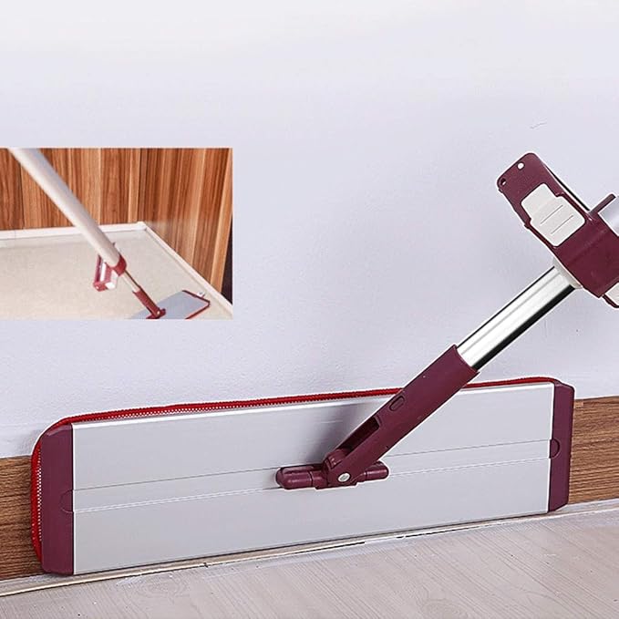 Professional Microfiber Mop | Stainless Steel Handle | Household Mopping Wooden Floor Mop