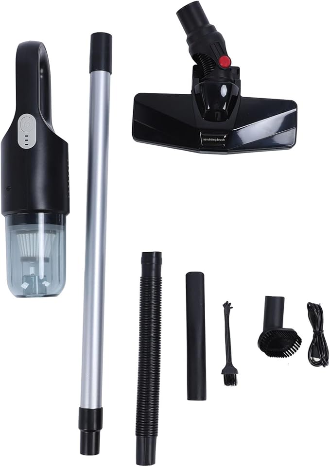 Cordless Stick Vacuum Cleaner Powerful Suction Efficient Cleaning Portable Design for Any (Black)