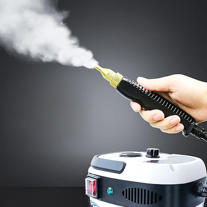 Steam Cleaner 2500W Handheld High-Temperature Pressurized Steam Cleaner High Pressure Handheld Steam Cleaner for Furniture Handheld Steam Cleaner 2500W Steam Cleaner(Red1000ml)