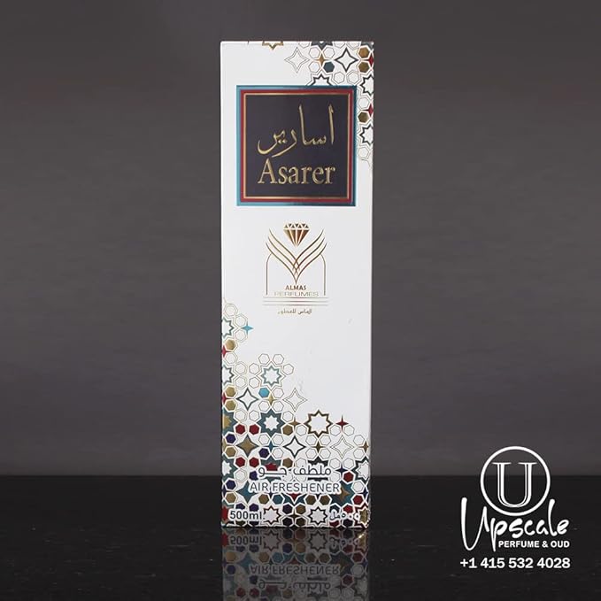 ††† Upscale Perrfume &amp Oud co. Asareer Air Freshener - 16.9FL.OZ Fabric spray - Natural Aged Oud Scent - Odor Fighting Room Spray - long lasting Aroma for home