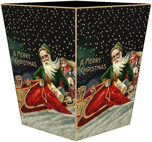 Marye-Kelley WB2535 - Santa's Sleigh Wastepaper Basket