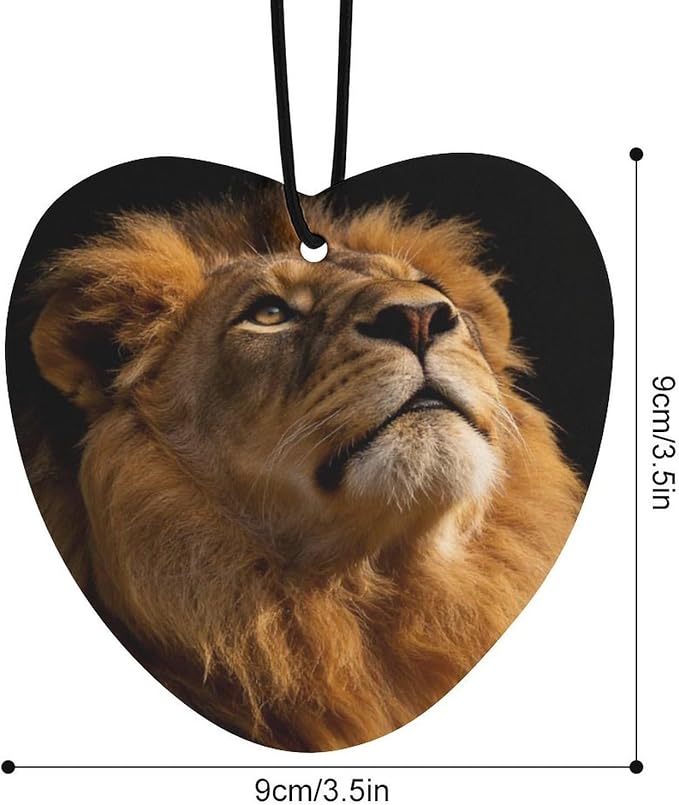 5PCS Car Air Freshener Hanging Personalized Double Sided Snow Leopard Car Fresheners Long Lasting New Cars Scents Cute Automotive Freshies for Closets Drawers (tea)