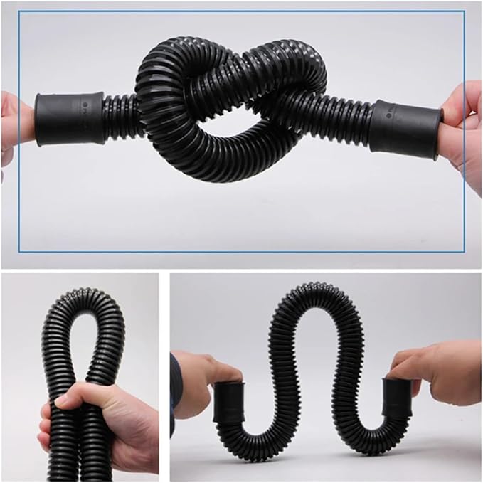 25/32/40mm Aquarium Corrugated Pipe Fish Tank Inlet Outlet Joint Durable Water Pipe Aquarium Supplies Fittings 0.3/0.5/1/1.5m(40mm x 1m)