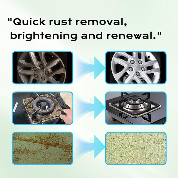 500ml Rust Stain Remover Neutral Metal Cleaner Marble Rust Remover - Powerful and Effective in Removing Rust and Stains From Marble Granite Tile and Metal (500 Milliliters)