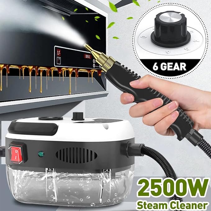 2500W High Temperature Pressurized Steam Cleaner Kitchen Portable Handheld