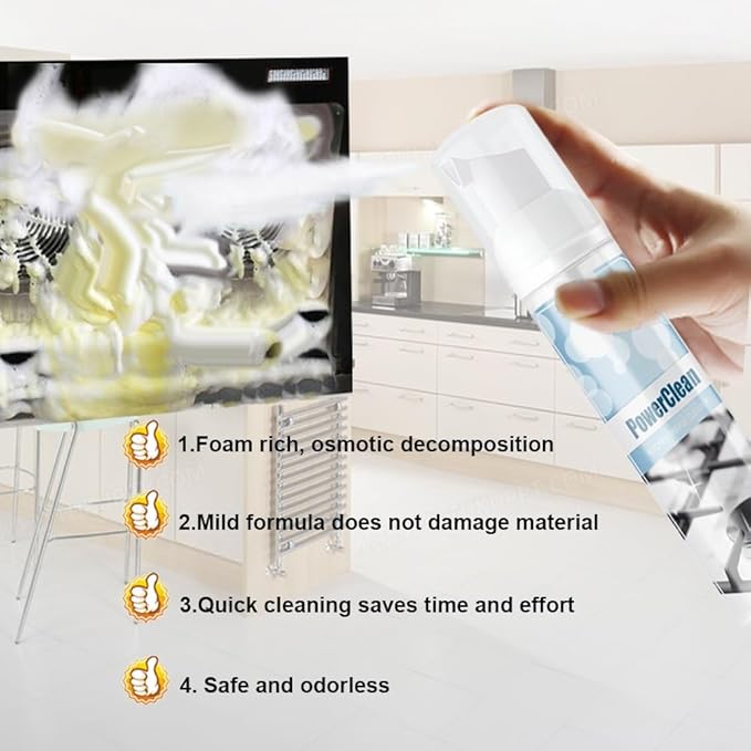 Kitchen Heavy Grease Foam Cleaner - Powerful Degreaser For Ovens Stovetops And Kitchen Surfaces(30PCS)
