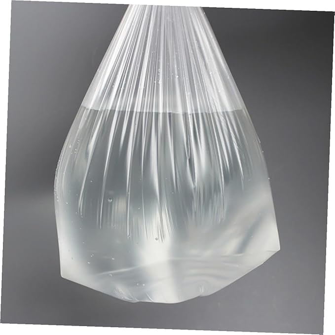 6 Rolls Small Plastic Trash Bags Thickened Garbage Bags for Home Bedroom Bathroom Wastebasket Liners Flat Mouth Roll for Kitchen Cleaning