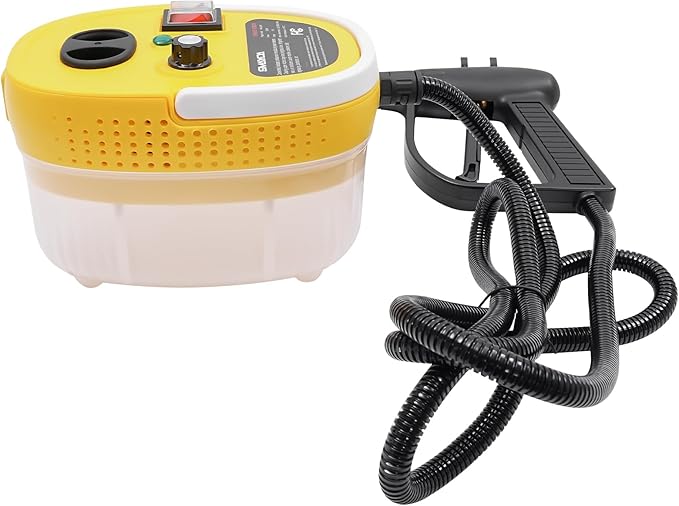 2500W Steam Cleaning Machine 4 Bar High-Pressure Steam Cleaner 1.5L Tank Multipurpose Steamer for Floor Carpet Kitchen Bathroom 9 Accessories Continuous Fill Chemical-Free Scrub