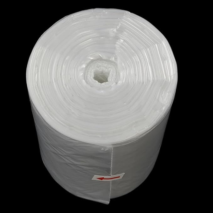 Large Garbage Bags 30 Gallon Clear Trash Bags for Yard Waste 70 Count F