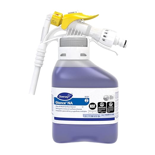 Diversey Glance NA Glass and Multi-Surface Cleaner 1.5 L 2/Carton