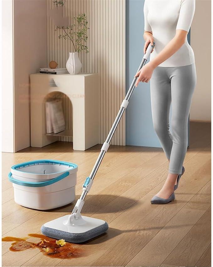 Clean Dirt Separation Hand Free Mop Bucket Lazy Man Household Swivel Sewage