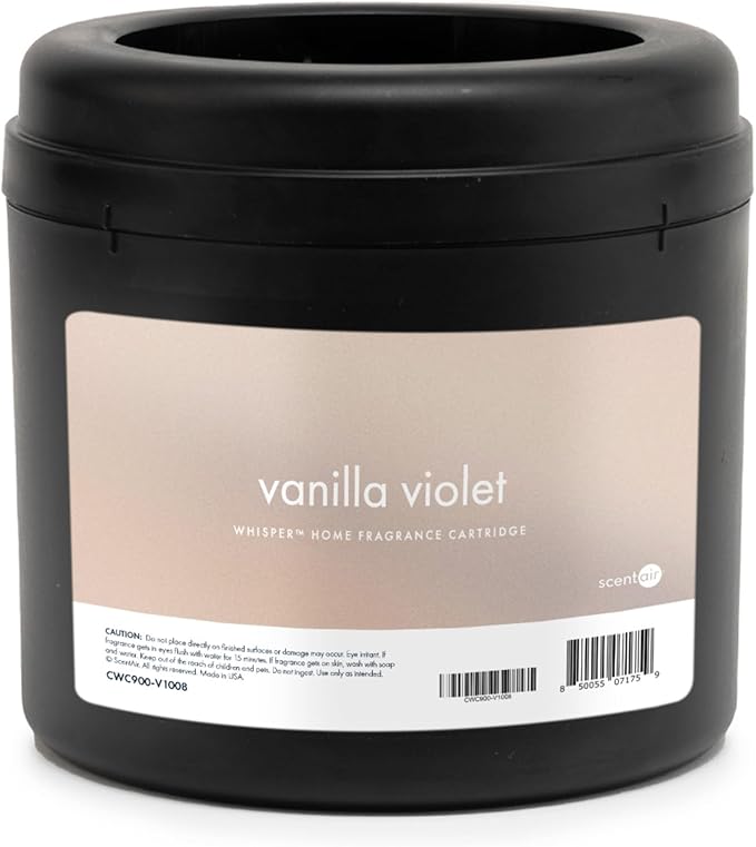 ScentAir Whisper Home Monthly Plug-in Refill Fragrance Cartridge for Home and Office Amazon Exclusive Vanilla Violet