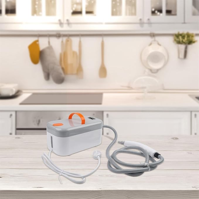 Portable Steam Cleaner Handheld with Fast 15-Second Heat-Up Chemical-Free Deep Cleaning for Home &amp Auto 6 Accessories Lightweight for Bathroom and Hard-to-Reach Areas