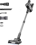 KIKETECH Cordless Vacuum Cleaner Stick Vacuum Cleaners for Home Lightweight Vacuum for Pet Hair/Carpet/Floor (Black)