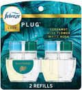 Generic F.e.b.r.e.z.e Odor-Fighting Fade Defy PLUG Air Freshener LUXE 87 fl. oz. Oil Refill(Limited Edition) (Rainforest) Clear