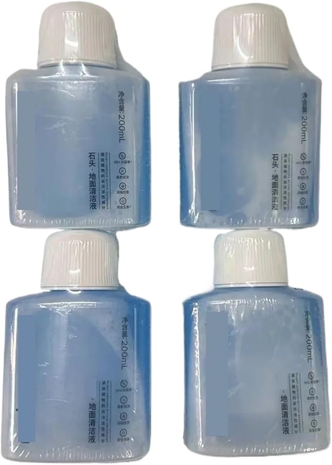 200ml Floor Cleaning FluidCompatible For Roborock Qrevo Curv Q5 Pro S8 MaxV Ultra Q8 Max+ Qrevo S Qrevo Pro Robot Vacuum Cleaners(4pcs)