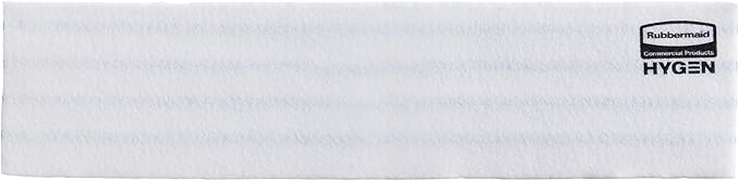 Rubbermaid HYGEN Disposable Microfiber Pad 18 Quick Connect Mop System 50 Count (Pack of 3) with Scrubbing Stripes for Multi-Surface Dry &amp Wet Cleaning
