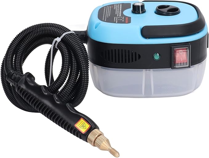 Handheld Steam Cleaner 2500W 3 Bar Pressure 105°C Portable Multi Cleaner with Detergent Container for Kitchen Car Bathroom and Corners