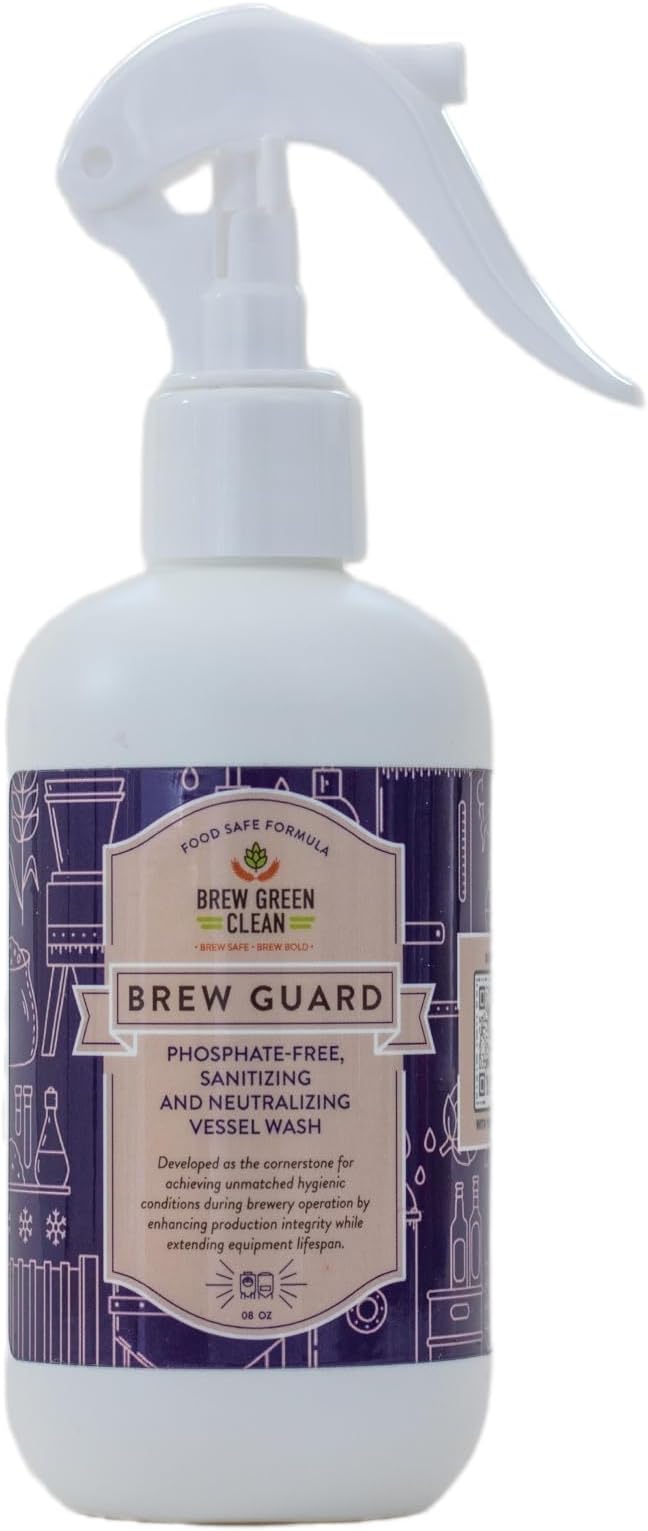 DERMAGLOVE Comprehensive Brewery Hygiene Kit - Cleaning Agenda for Breweries Ensures Uncompromised Taste Integrity - 8 Fl Oz (Pack of 5)