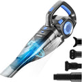 DEKOPRO 22V Upgraded Handheld Vacuum – Cordless &amp Rechargeable Car Vacuum Cleaner with LED Light Strong Suction Mini Vacuum for Pet Hair &amp Dust Includes Multi Nozzles for Wet/Dry Cleaning